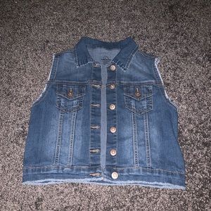Denim Dress Cover Jacket